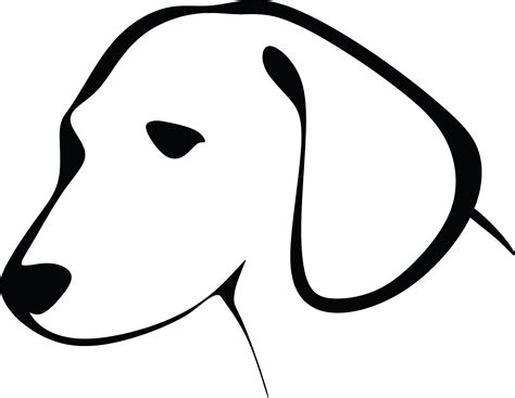 dog heads - Clip Art Library