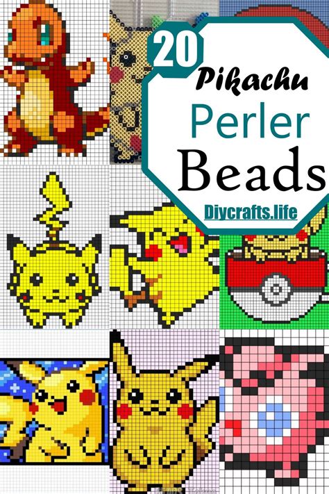 20 Pikachu Perler Bead Patterns For Pokemon Lovers - DIY Crafts