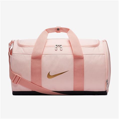 Nike Womens Team Duffle Bag - Echo Pink/Oil Grey/Metallic Gold ...