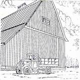 Barn Coloring Book Pages sketch template