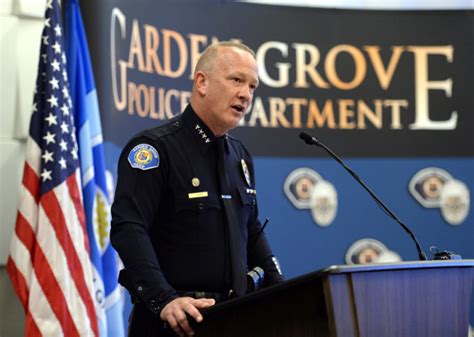 Garden Grove welcomes new police chief at swearing-in ceremony - Behind ...