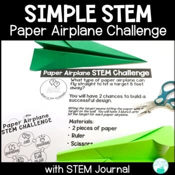 Simple STEM Challenge | Paper Airplane Challenge | TpT