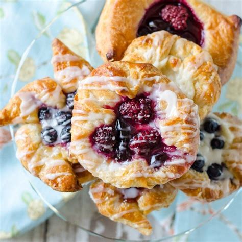 Danish Pastry - Best Danish Pastry Recipe - Flaky Danish Pastries