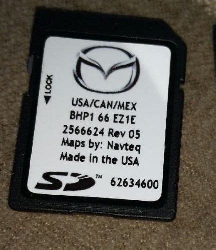 Find 2016 MAZDA NAVIGATION SD CARD, BHP1 66 EZ1D 2566624 REV 04 BRAND NEW, LATEST in Landisville ...