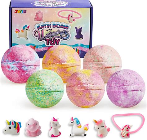 Joyin | Bath Bombs For Kids With Unicorn Toys