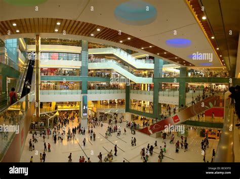 China Hong Kong New Town Plaza shopping center Stock Photo - Alamy