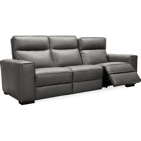 Hooker Furniture Braeburn Contemporary Leather Power Reclining Sofa ...