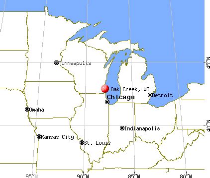 Oak Creek, Wisconsin (WI 53154) profile: population, maps, real estate, averages, homes ...