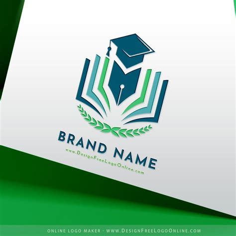 Online University Logo Design - Book Educational Logos | Education logo ...