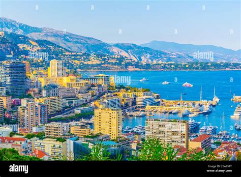 Port Hercule in Monaco Stock Photo - Alamy