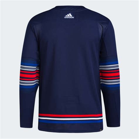 adidas Men's Hockey Rangers Third Jersey - Blue | Free Shipping with ...