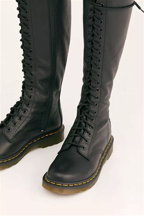 Dr. Martens 1B60 Lace Up Boots | Knee high combat boots, Boots, Lace up boots