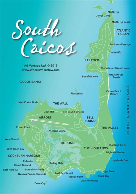 Turks And Caicos Beaches Map | Beach Map