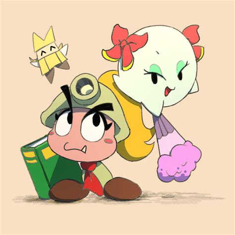 bow, goombella, and olivia (mario and 4 more) drawn by nendo23 | Danbooru