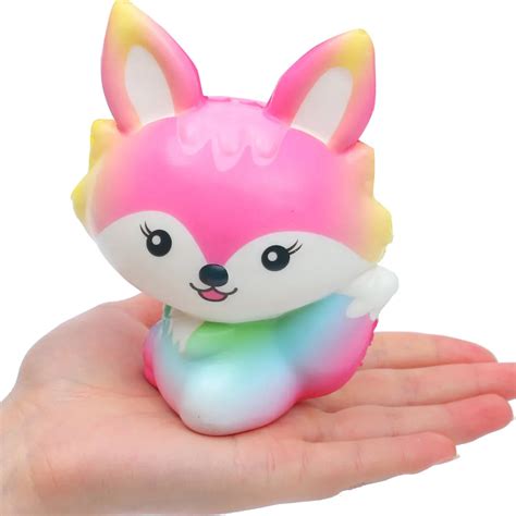 1pcs Squeeze Exquisite Lovely Fox Toys Antistress Scented Slow Rising ...