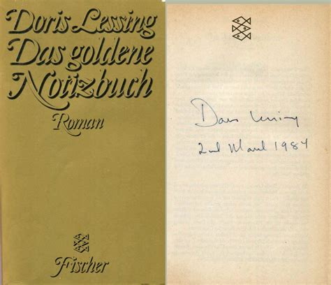 Doris Lessing autograph | Signed book by Lessing, Doris: Signed by Author(s) | Markus Brandes ...