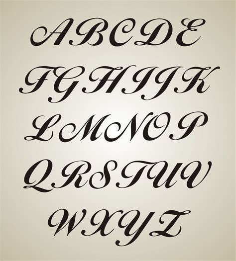 fancy letter stencils | Hand lettering alphabet, Lettering alphabet ...