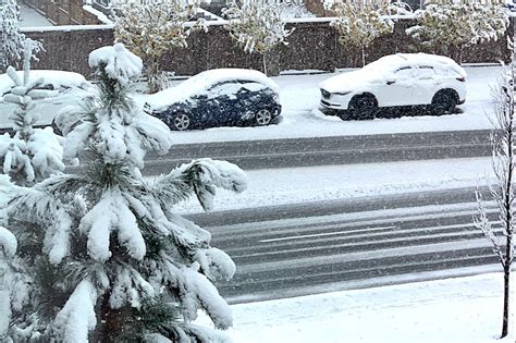 PHOTOS: Major city hit with Canada's first hefty snowfall of the season