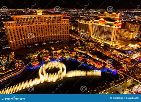 Las Vegas night editorial stock photo. Image of street - 84849858