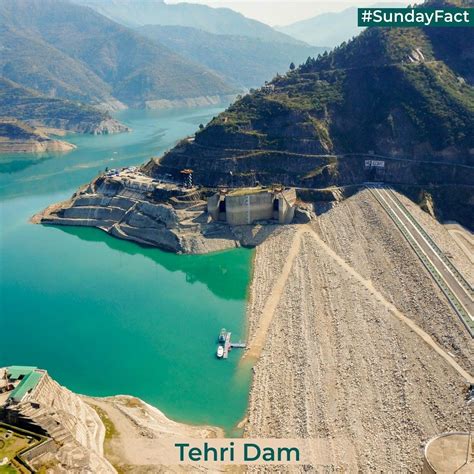 Tehri Dam, located on the Bhagirathi River in #Uttarakhand is the ...