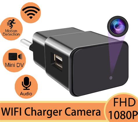 JDM Spy Camera Wireless Hidden WiFi Charger Camera with Remote View ...