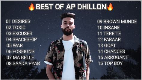 Best of Ap dhillon | ap dhillon all songs jukebox | punjabi songs | new ...