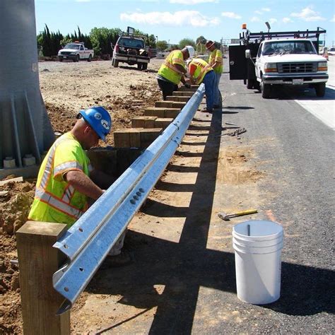 Metal Beam Guardrail Motorway Guard Rail Road Safety Guardrail - China Defensas Camineras and ...