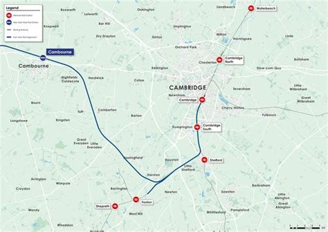 First look at East West Rail map showing route and new … - TransLogistics