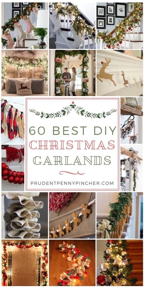 60 Best DIY Christmas Garlands - Prudent Penny Pincher