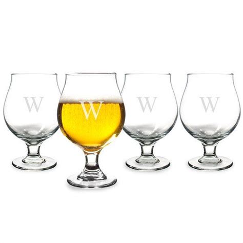 Personalized Belgian Beer Glasses (Set of 4) Bridesmaid Groomsmen Gifts, Groomsman Gifts ...