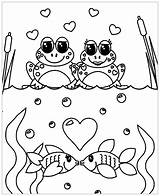 Printable Coloring Pages Frogs sketch template