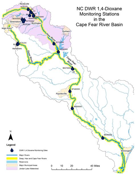 Cape Fear River Basin 1,4-Dioxane Study | NC DEQ