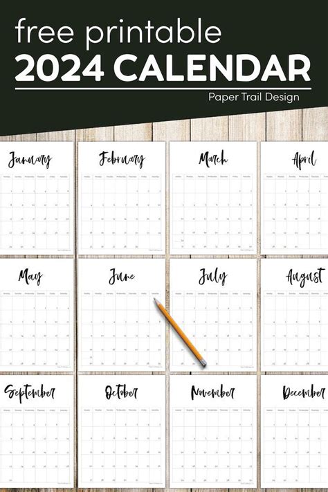 2024 Printable Calendar Template Template 2020 - Free Printable 2024 Calendar With Holidays Pdf