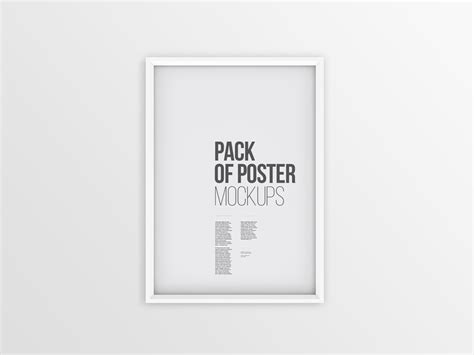 Poster Frame Mockup (Psd)