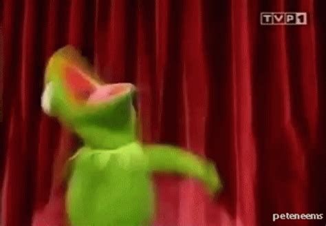 Kermit Excitement GIF - Kermit Excitement Yay - Descubrir y compartir GIFs