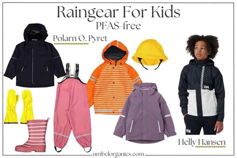 The Best PFAS-Free Kids Rain Gear - Umbel Organics