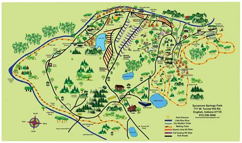 Park Map - Sycamore Springs Park