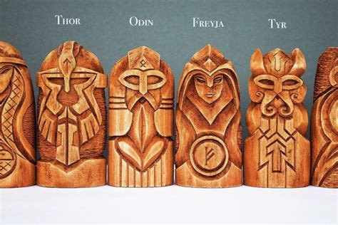 ¡Envío gratis! Conjunto de Dioses Escandinavos. Odin, Thor, Freyja, Frig, Magni, Tyr, Heimdallr ...