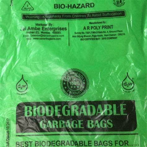 Biodegradable Garbage Bags - Manufacturer,Supplier,Wholesaler,Distributor,Trader