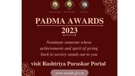 Padma awards nominations: Check last date, direct link - key details ...