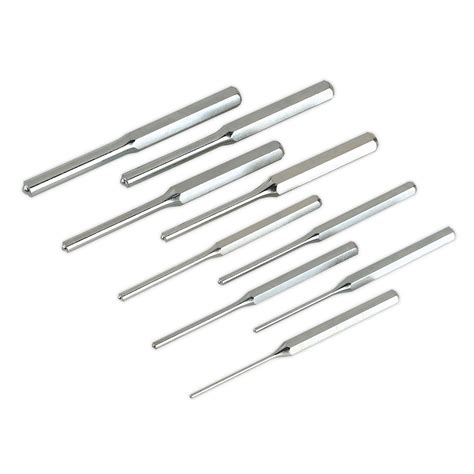 Roll Pin Punch Set 9pc 3-12mm Metric - Huttie