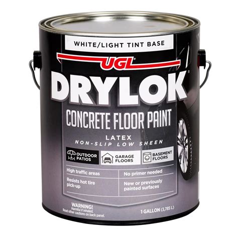 DRYLOK 1 gal. White/TB Latex Concrete Floor Paint-21213 - The Home Depot