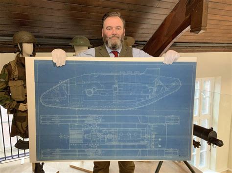 Mark I tank: Blueprint for first ever tank bought at auction - BBC News