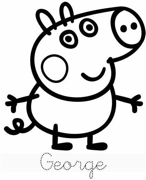 Printable Peppa Pig Coloring Pages - Coloring Home