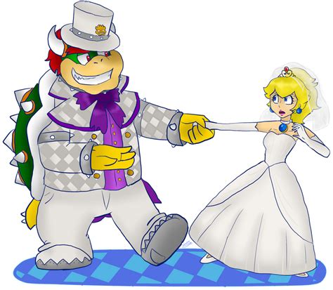 Bowser and Peach Wedding Mario Odyssey by Natsuko-the-Mun on DeviantArt