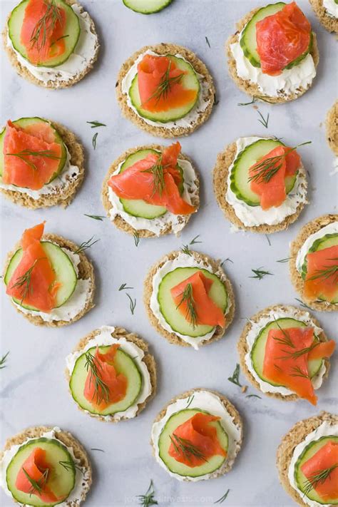 EASY Smoked Salmon Cucumber Sandwiches | Joyful Healthy Eats