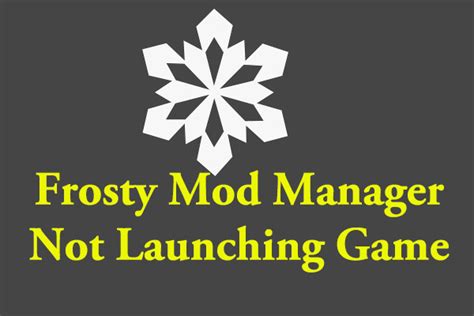 Solve: Frosty Mod Manager Not Launching Game (2022 Updated)