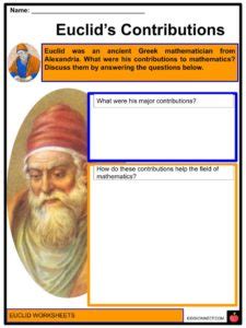 Euclid Facts, Worksheets, Biography, Elements & Fragments For Kids