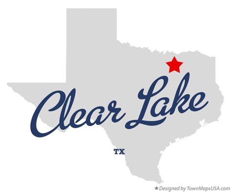 Map of Clear Lake, TX, Texas