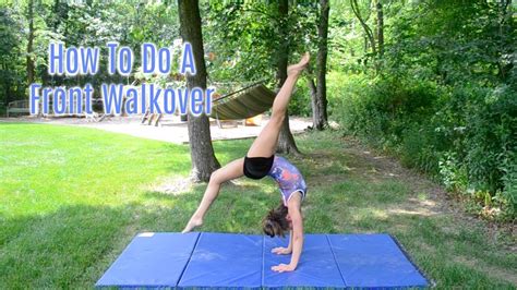 How to do a Front Walkover!! Everyday Gymnastics - YouTube